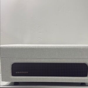 Crosley Silver and Black Audio System